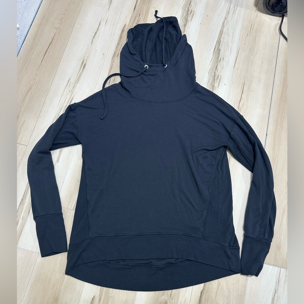 Athleta Hoodie Black Lightweight Hoodie Size M A243